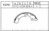 DAIHA 449587204 Brake Shoe Set